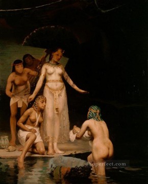 ヌード Painting - モーセの女性ヌードの発見 ポール・ピール